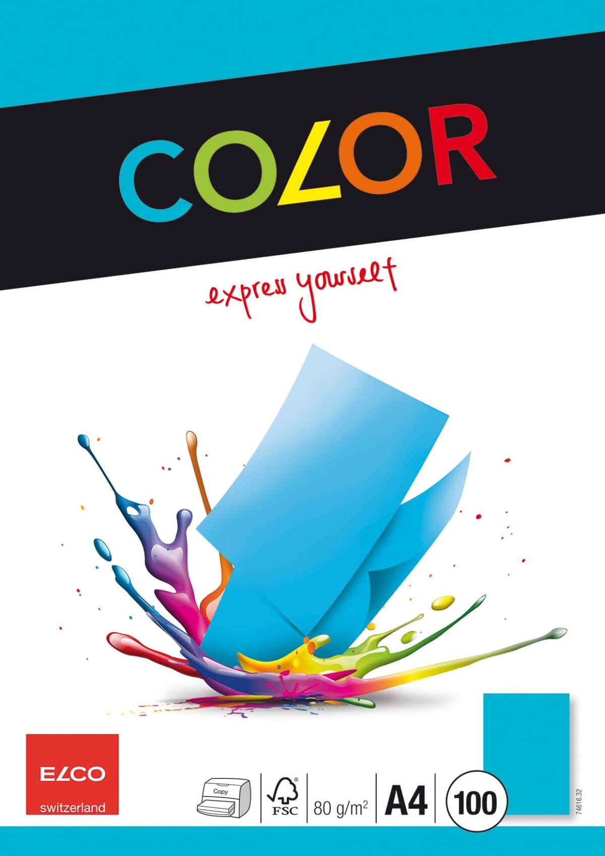ELCO Office Color Papier A4 74616.32 80g, intensiv blau 100 Blatt – Hochwertig & günstig bei ShopDeca