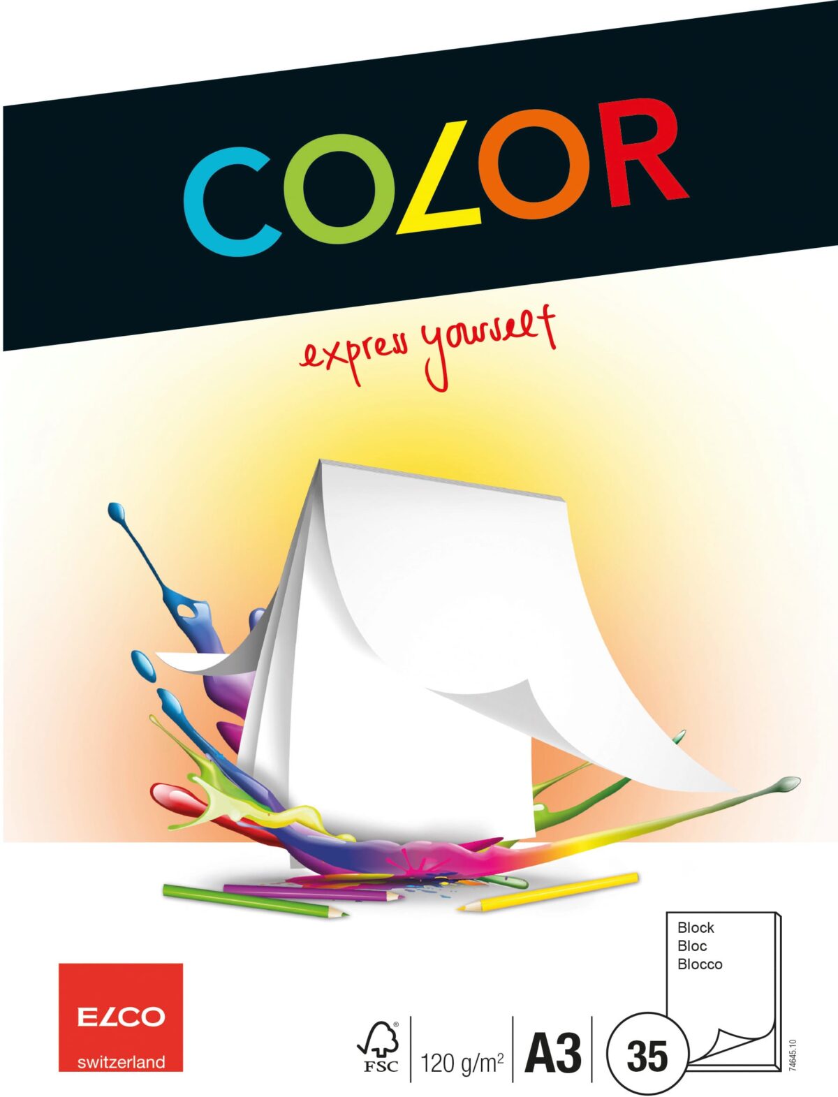 ELCO Zeichenpapier A3 74645.10 120g, weiss 35 Blatt – Hochwertig & günstig bei ShopDeca