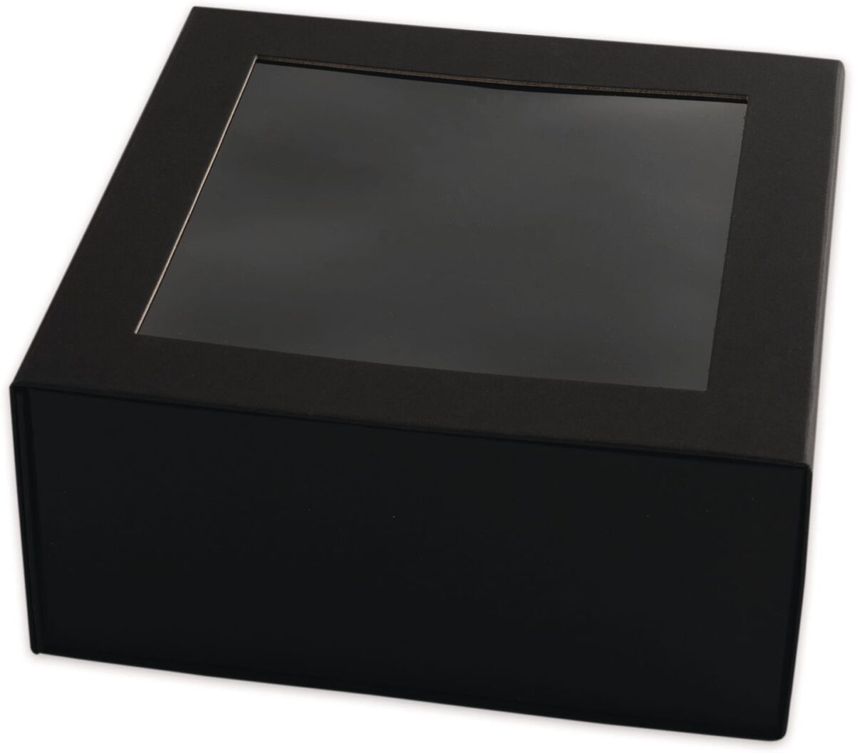 ELCO Geschenkbox m. grossem Fenster 82115.11 schwarz, 22x22x10cm 5 Stk. – Hochwertig & günstig bei ShopDeca