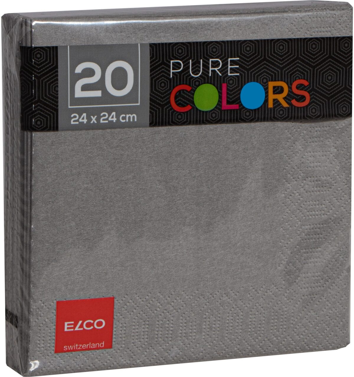 ELCO Serviette Zelltuch 24x24cm PC234020-011 3-lagig, grau 20Stk. – Hochwertig & günstig bei ShopDeca