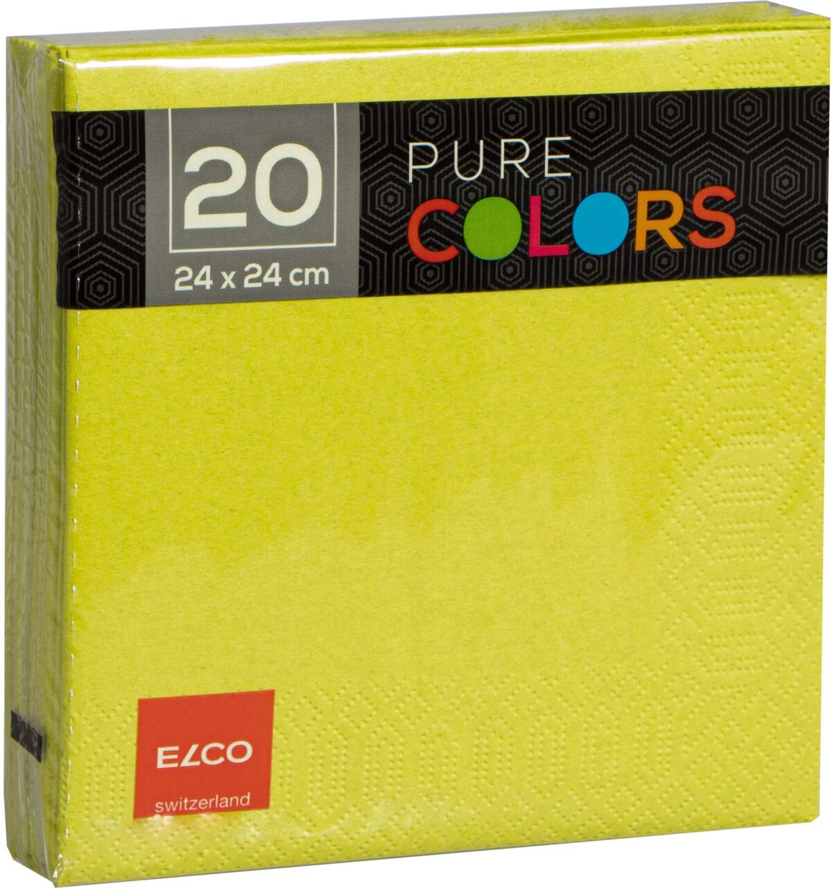 ELCO Serviette Zelltuch 24x24cm PC234020-213 3-lagig, kiwi 20Stk. – Hochwertig & günstig bei ShopDeca