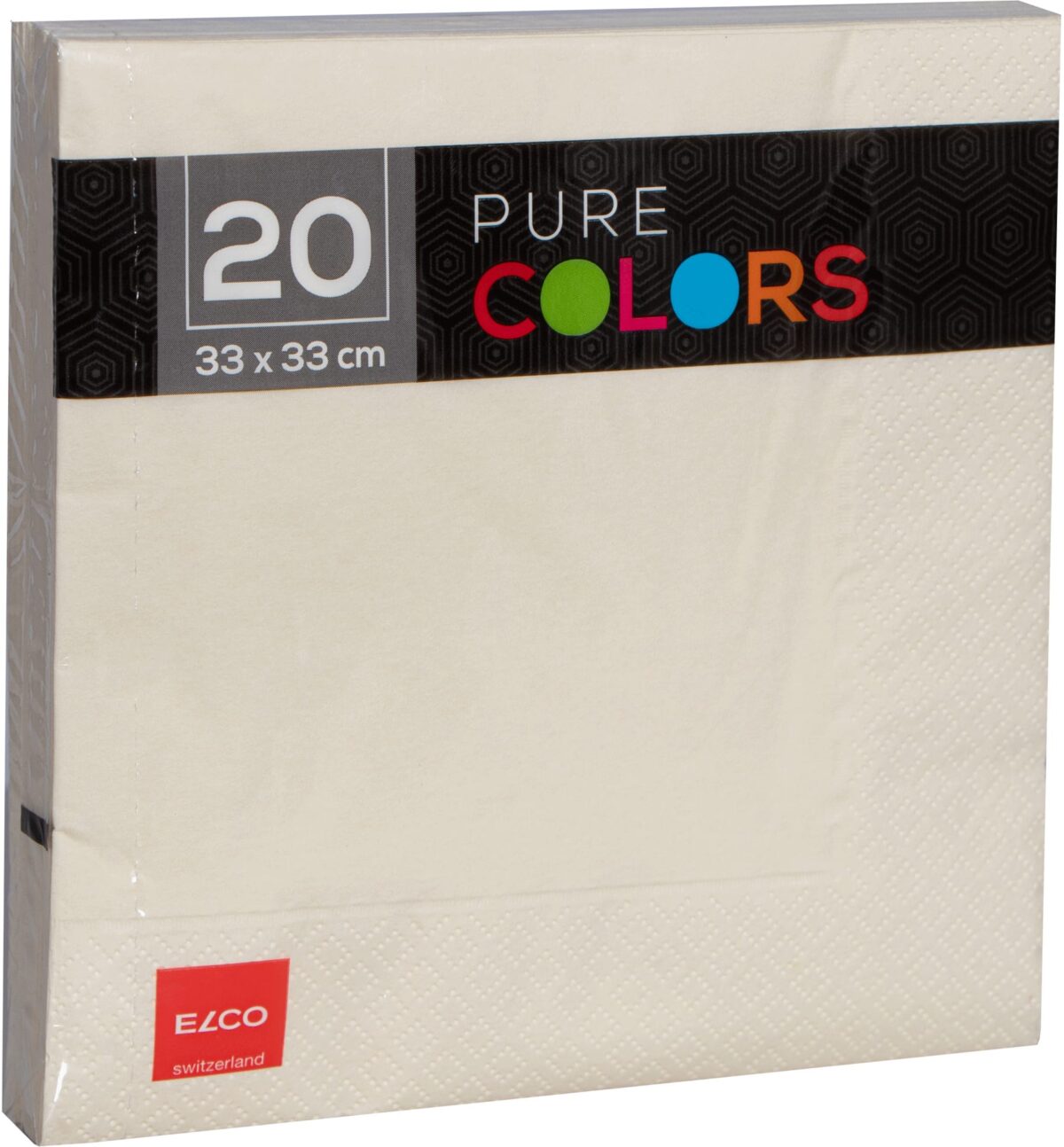 ELCO Serviette Zelltuch 33x33cm PC334020-004 3-lagig, crème 20Stk. – Hochwertig & günstig bei ShopDeca