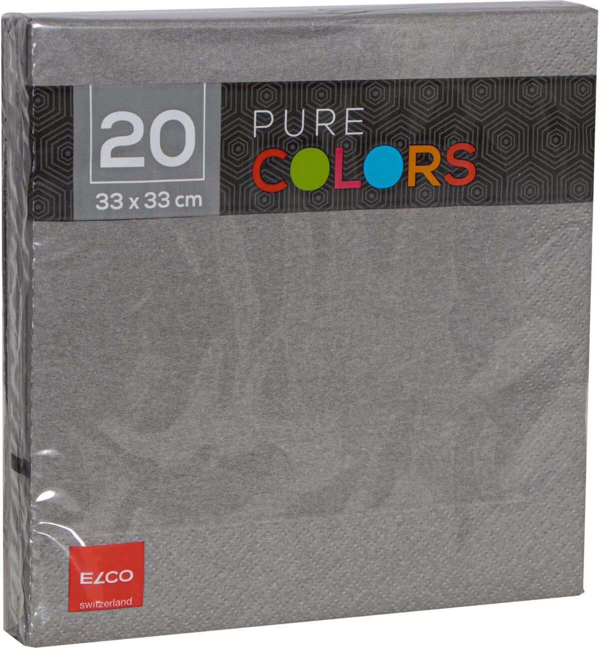 ELCO Serviette Zelltuch 33x33cm PC334020-011 3-lagig, grau 20Stk. – Hochwertig & günstig bei ShopDeca