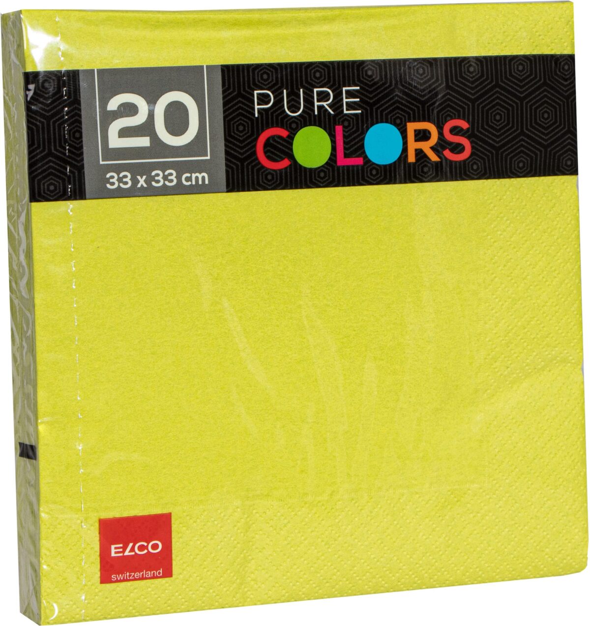 ELCO Serviette Zelltuch 33x33cm PC334020-213 3-lagig, kiwi 20Stk. – Hochwertig & günstig bei ShopDeca