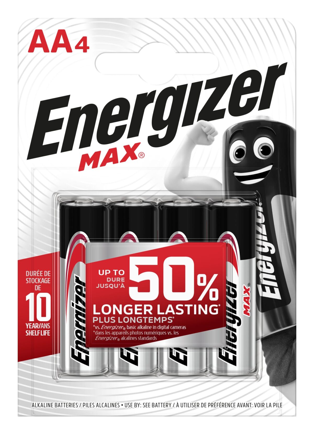 ENERGIZER Batterien Max AA 1.5V E303323700 LR6/AM3 4 Stück – Hochwertig & günstig bei ShopDeca