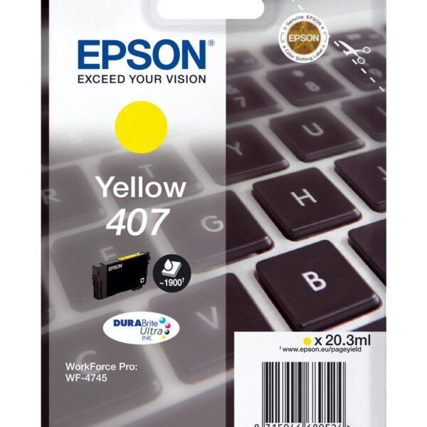 EPSON Tintenpatrone L yellow T07U440 WF-4745 1900 Seiten