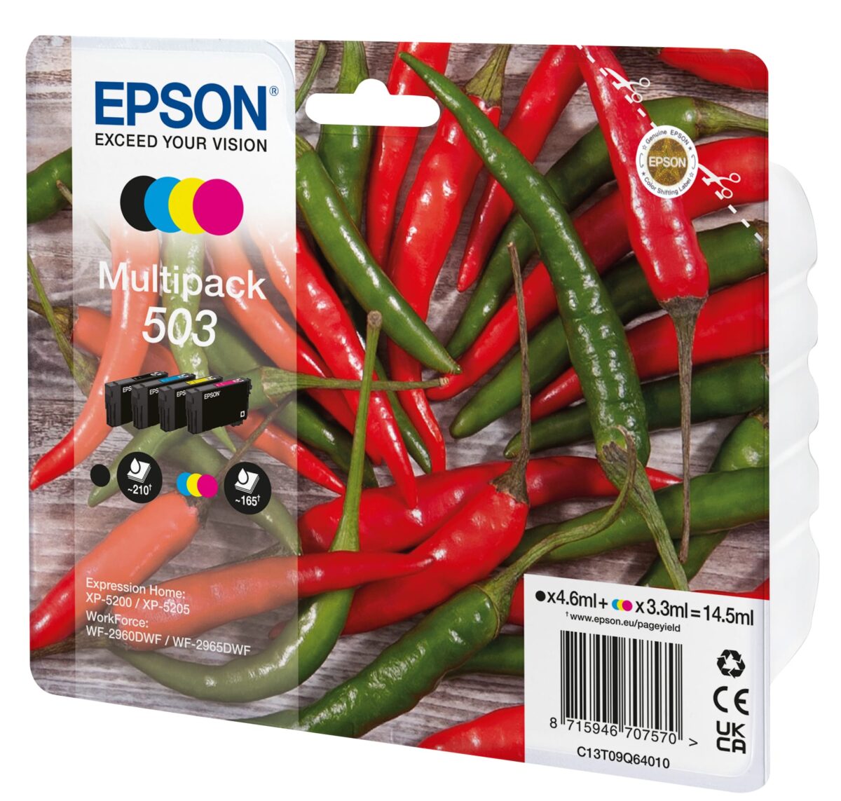 EPSON Multipack Tinte 503 CMYBK T09Q64010 WF-2960/65 4-color – Hochwertig & günstig bei ShopDeca