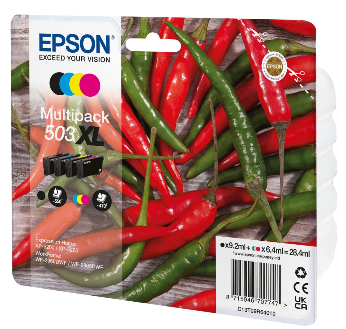 EPSON Multipack Tinte 503XL CMYBK T09R64010 WF-2960/65 4-color – Hochwertig & günstig bei ShopDeca