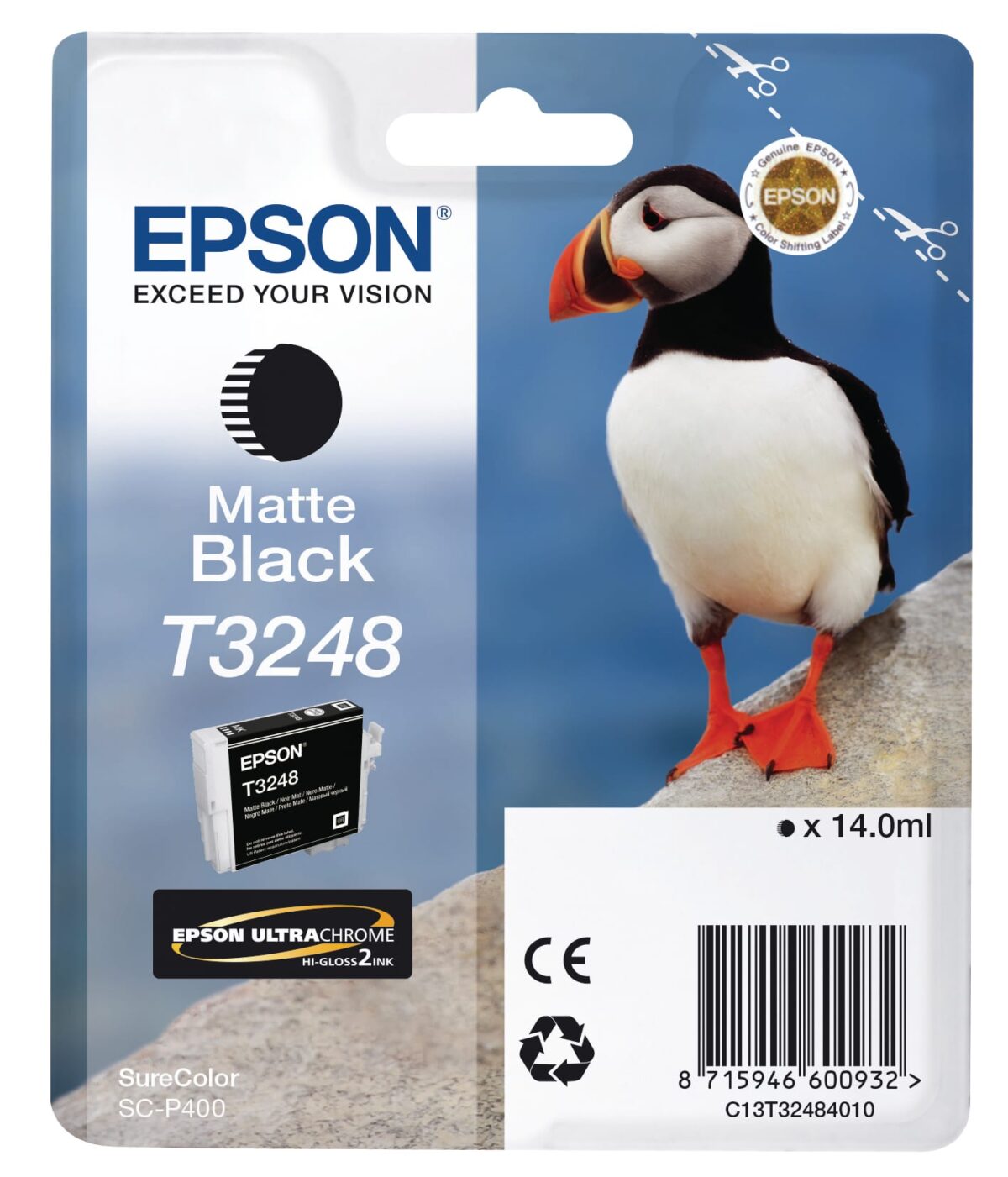 EPSON Tintenpatrone matte schwarz T324840 SureColor SC-P400 14ml – Hochwertig & günstig bei ShopDeca