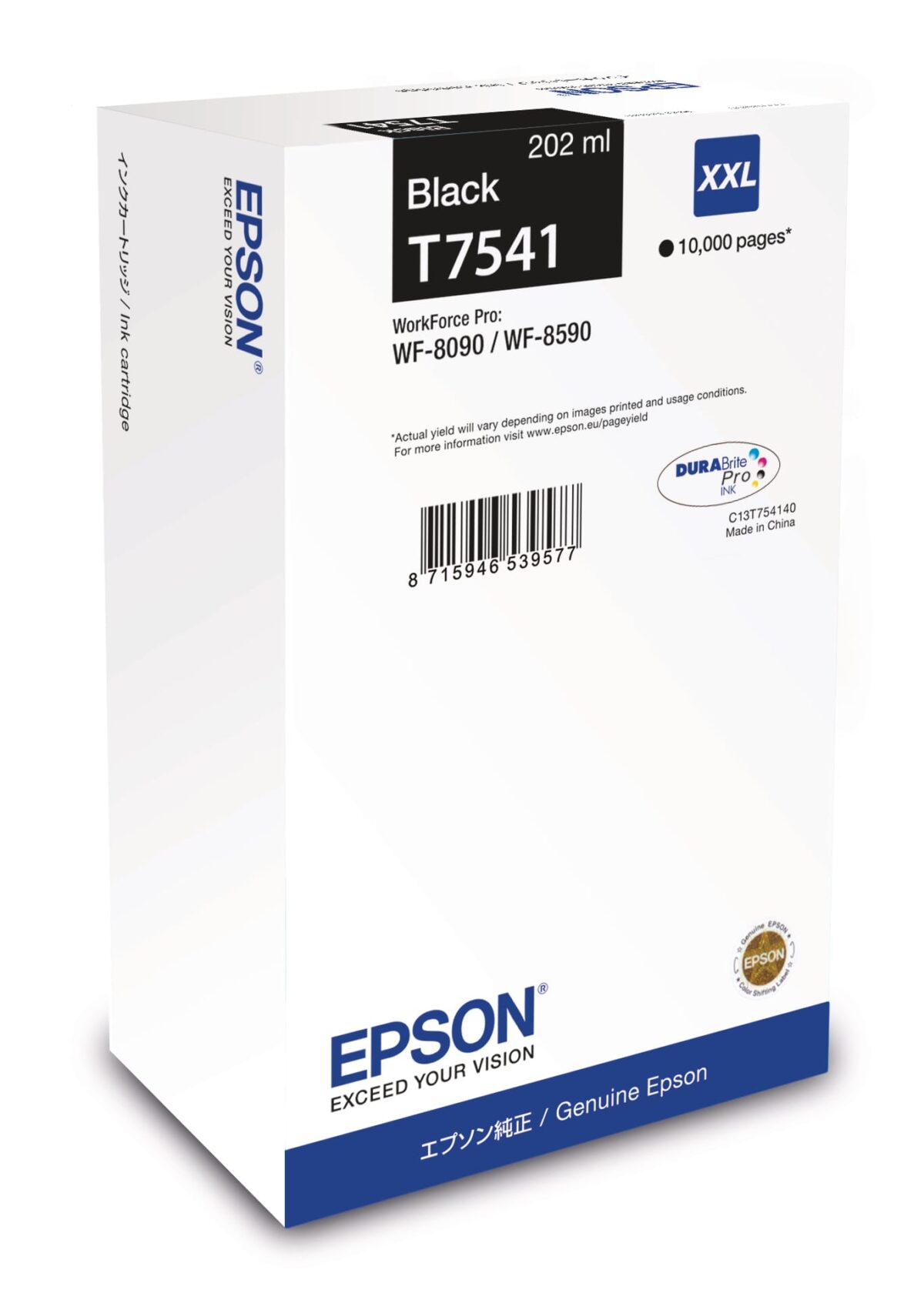 EPSON Tintenpatrone XXL schwarz T754140 WF 8090/8590 10'000 Seiten – Hochwertig & günstig bei ShopDeca