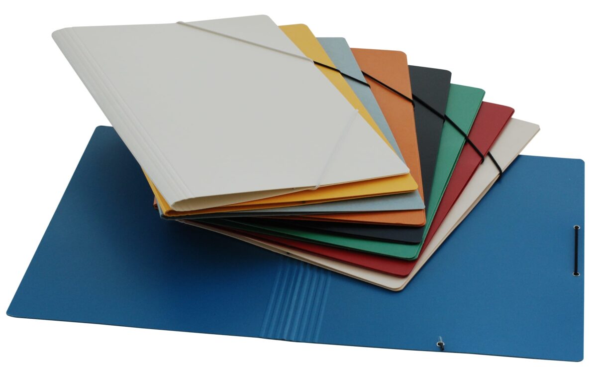 EROLA Gummibandmappe 800my A4 3228 assortiert Pressspan – Hochwertig & günstig bei ShopDeca