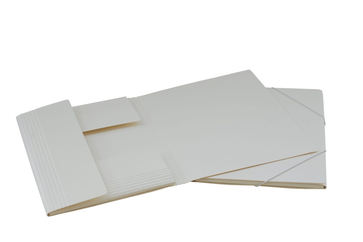 EROLA Gummibandmappe 650my A4 33299 weiss Pressspan 3 Klappen – Hochwertig & günstig bei ShopDeca