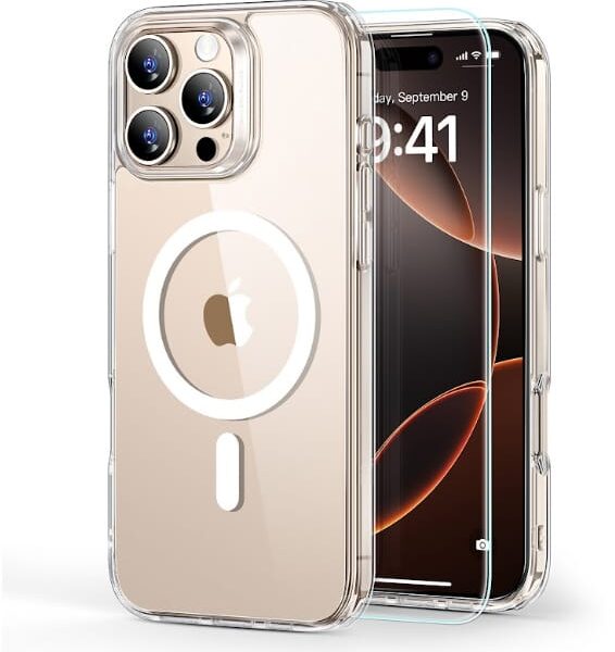 ESR Classic Hybrid Case MagSafe 1A79601 +Glass iPhone 16 Pro Clear