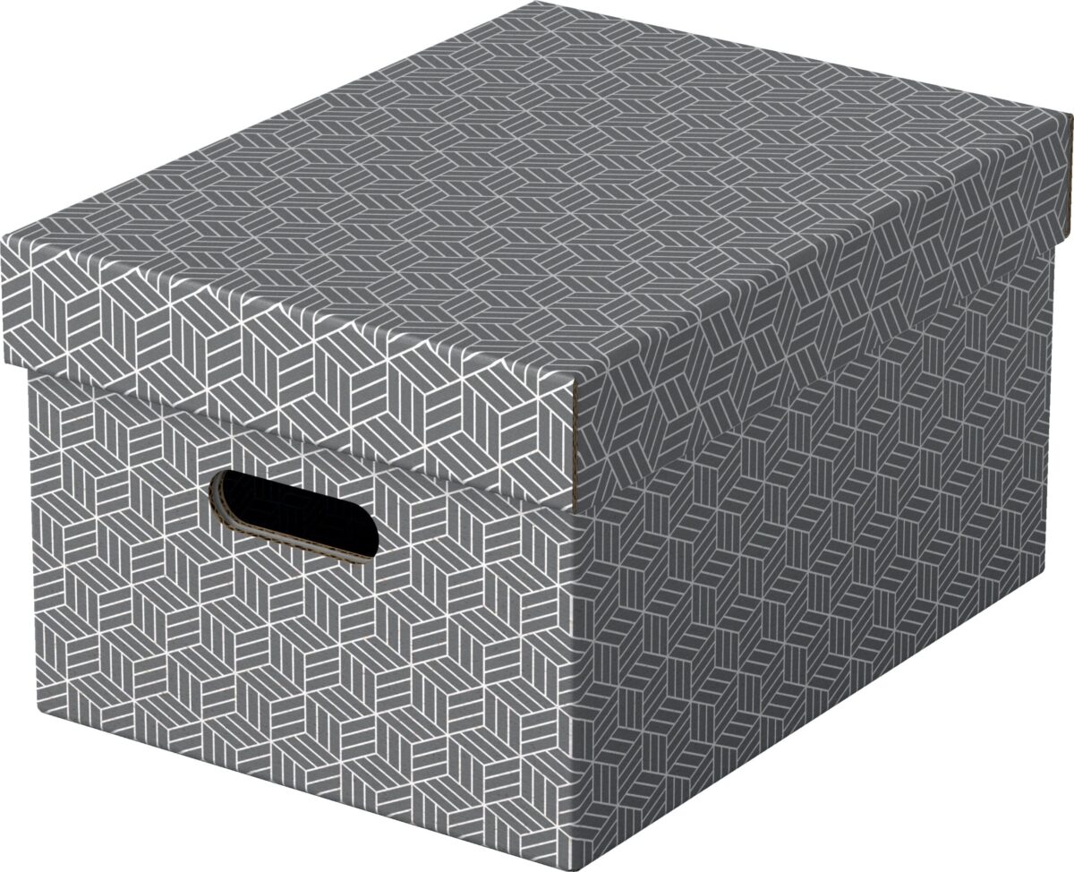 ESSELTE Aufbewahrungsboxen Home M 628283 365x265x205mm, grau 3 Stk – Hochwertig & günstig bei ShopDeca