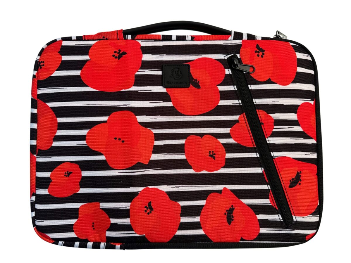 EXACOMPTA Sleeve Coquelicot 13-14 Inch 17213E rot / schwarz – Hochwertig & günstig bei ShopDeca