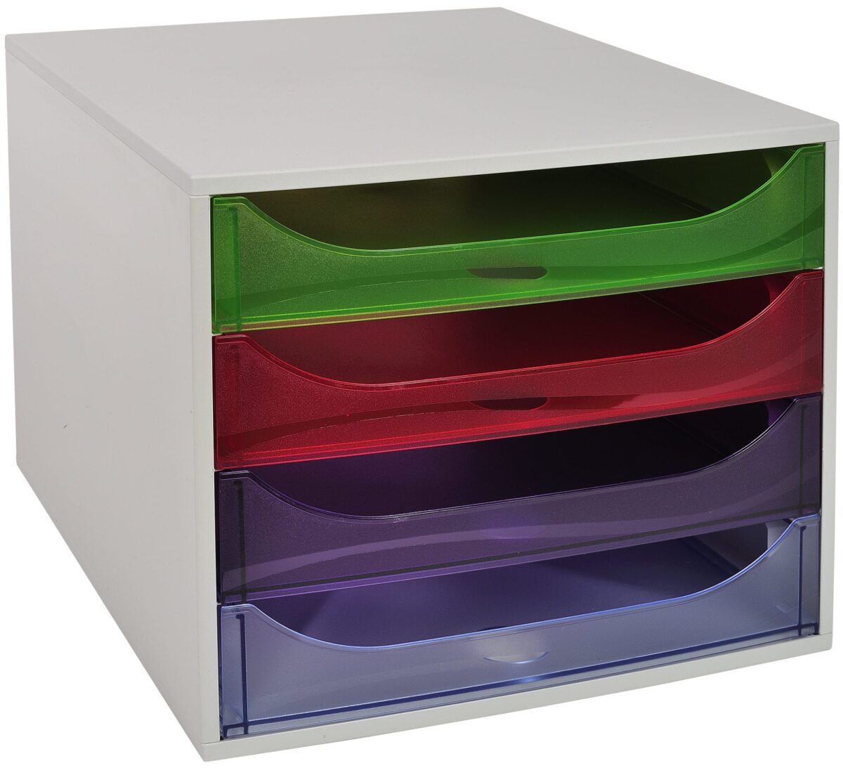 EXACOMPTA Schubladenbox 228699D ECOBOX 4 Schubladen, transp. – Hochwertig & günstig bei ShopDeca