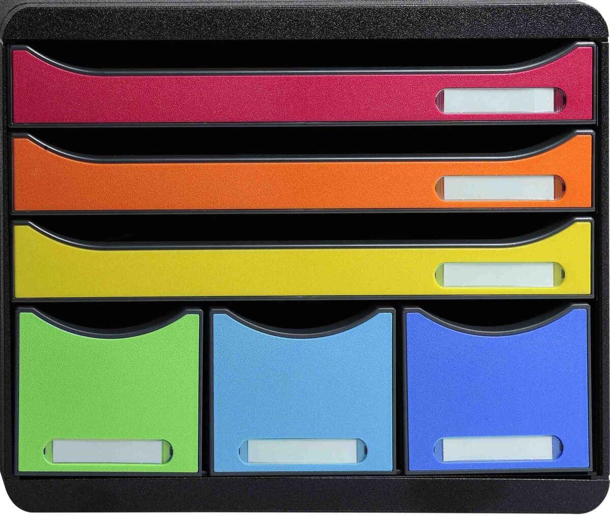 EXACOMPTA Schubladenbox Store-Box Maxi 306798D schwarz/Regenbogen, 6 Schubl. – Hochwertig & günstig bei ShopDeca