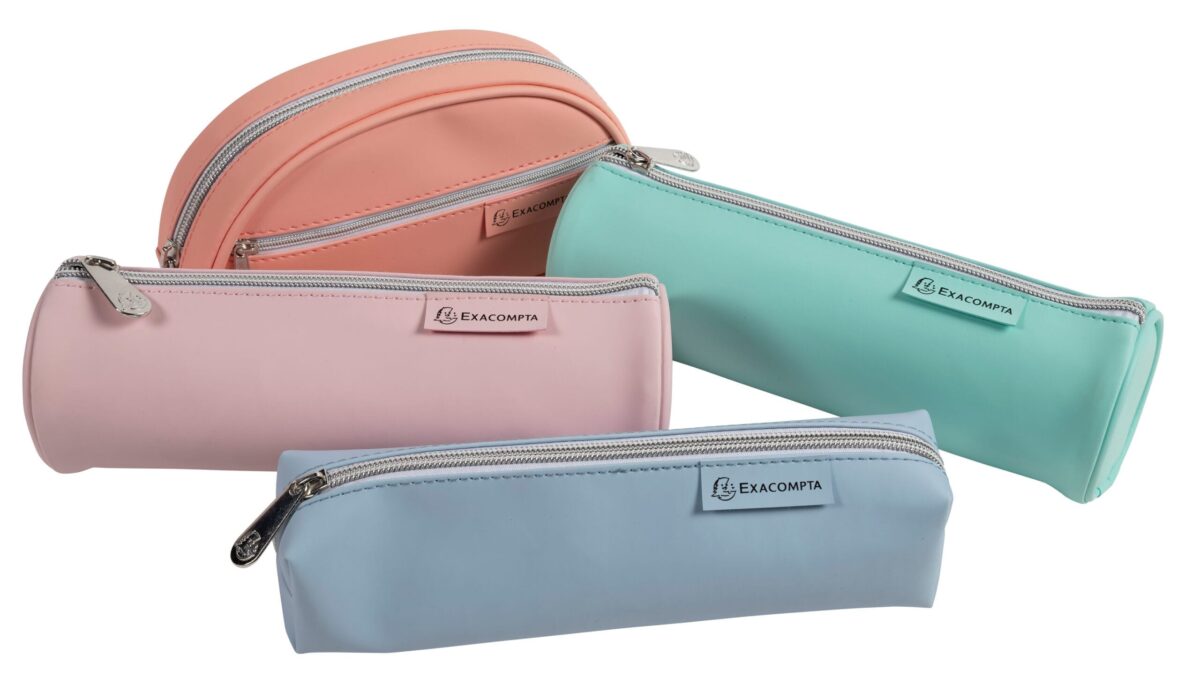 EXACOMPTA Schlamperetui Aquarel ass. 52560E Polyurethane (PU) 22x8x8cm – Hochwertig & günstig bei ShopDeca