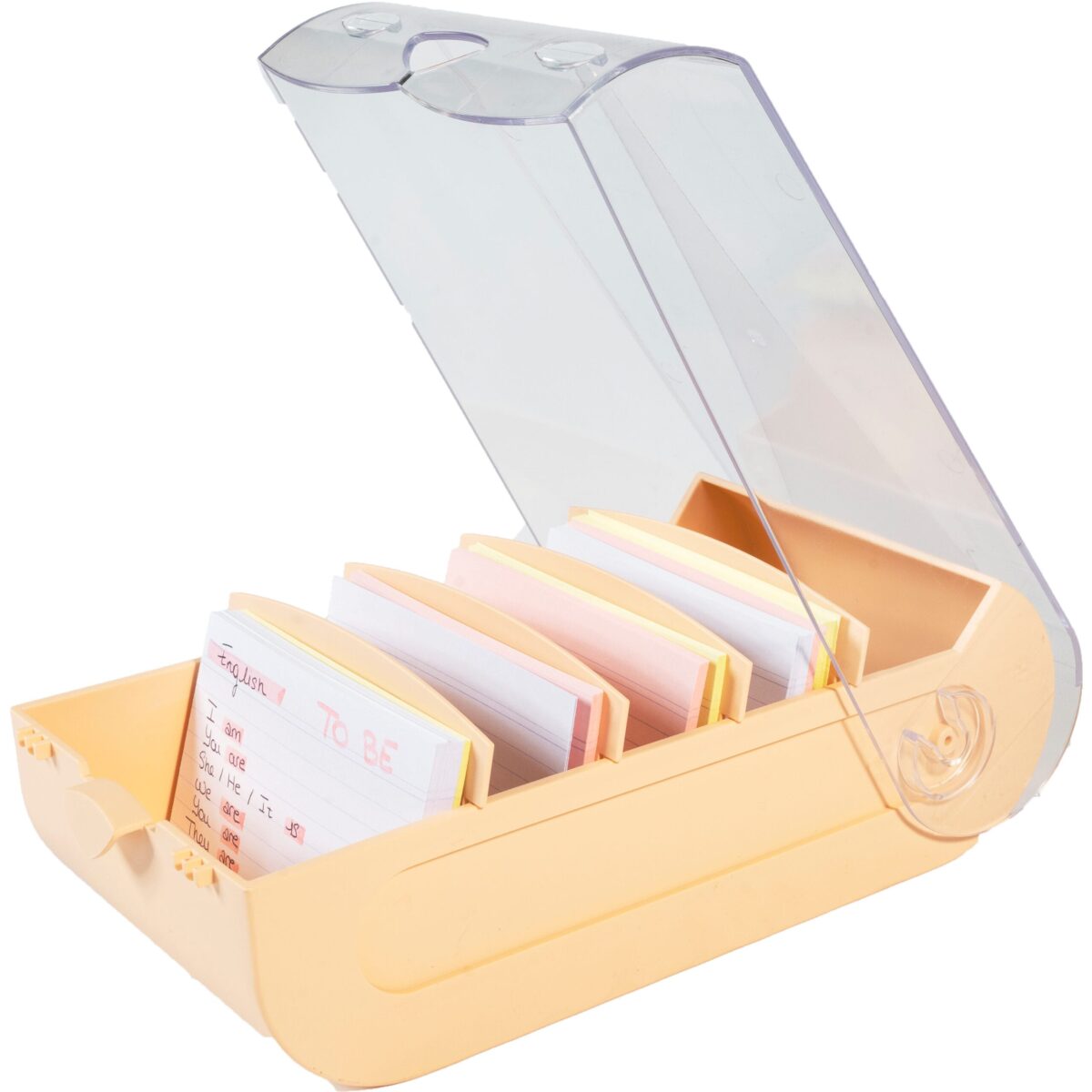 EXACOMPTA Karteikartenbox Bunny A8 5336123D korallenrot 10x6.2x19.5cm – Hochwertig & günstig bei ShopDeca