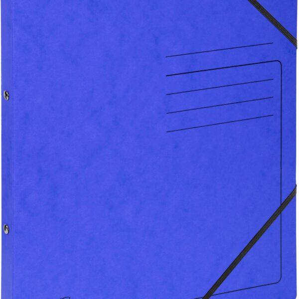 EXACOMPTA Ringhefter 2.0cm 542552E blau, Gummiband, 2-Ring A4