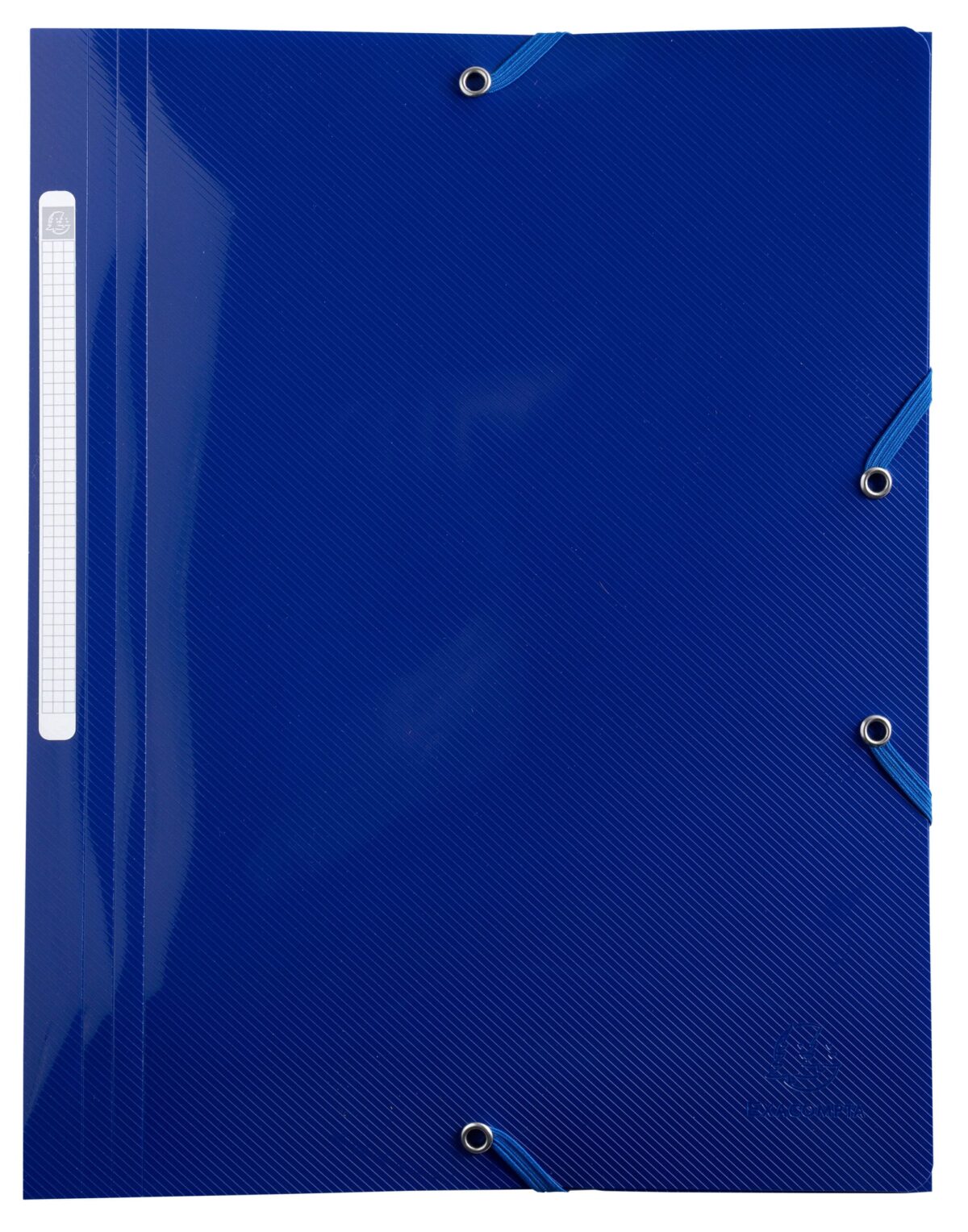 EXACOMPTA Gummibandmappe A4 55112E marineblau PP, 3 Klappen – Hochwertig & günstig bei ShopDeca