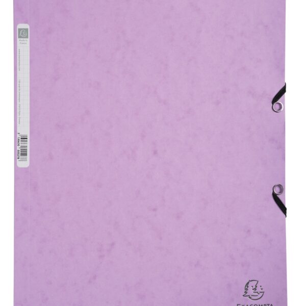 EXACOMPTA Gummibandmappe Aquarel A4 55535E malve
