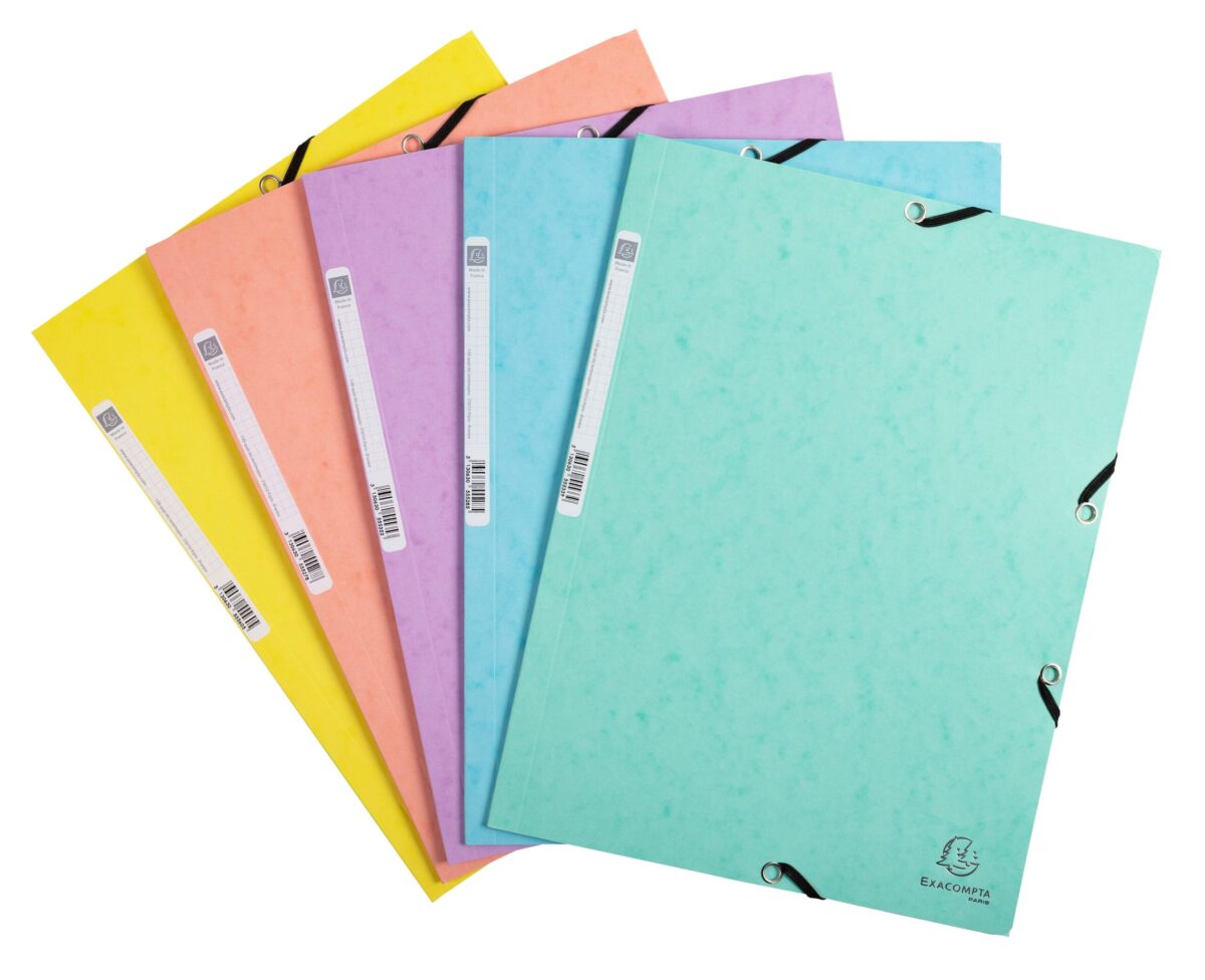EXACOMPTA Gummibandmappe Aquarel A4 55560E ass. – Hochwertig & günstig bei ShopDeca