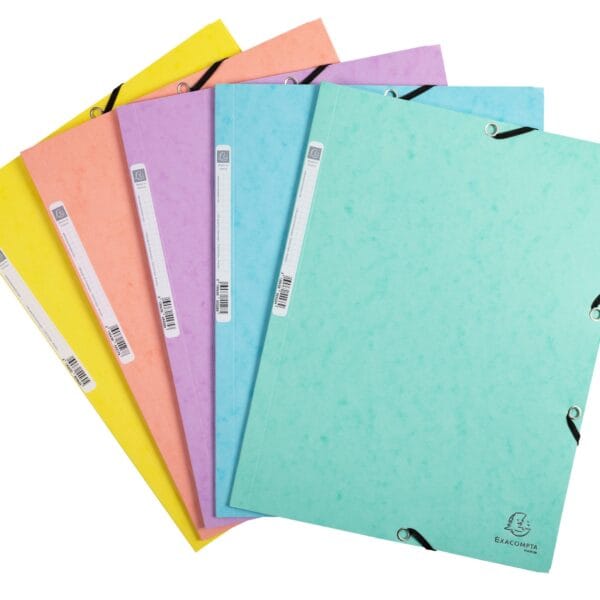 EXACOMPTA Gummibandmappe Aquarel A4 55560E ass.