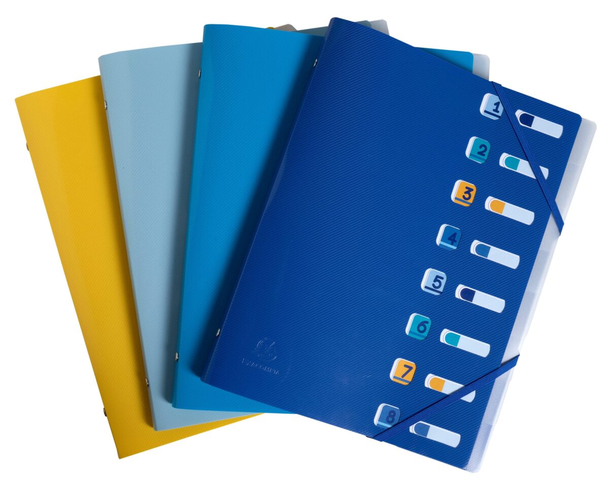 EXACOMPTA Ordnungsmappe A4 56110E sortiert PP, 8 Fächer – Hochwertig & günstig bei ShopDeca