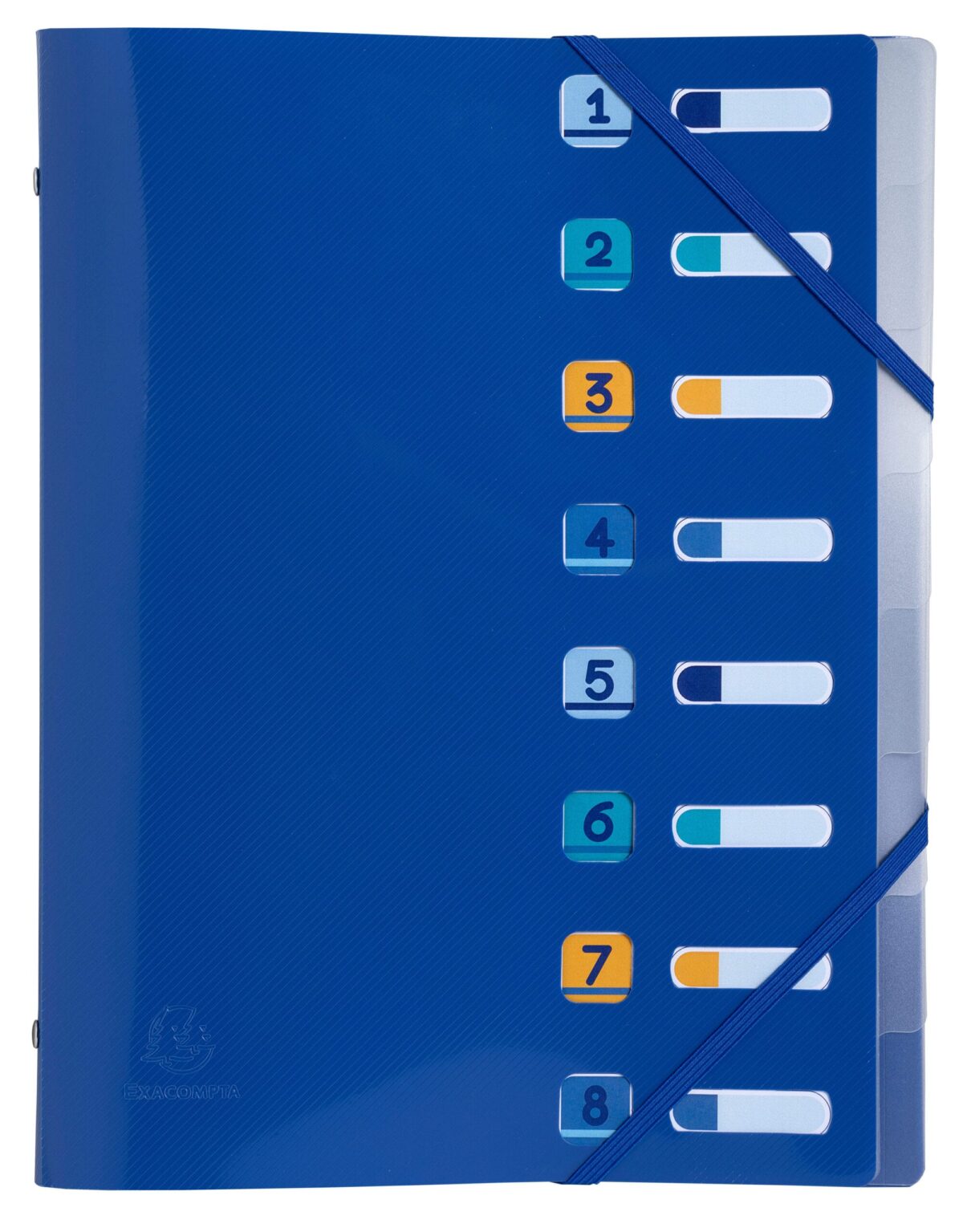 EXACOMPTA Ordnungsmappe A4 56212E marineblau PP, 8 Fächer – Hochwertig & günstig bei ShopDeca