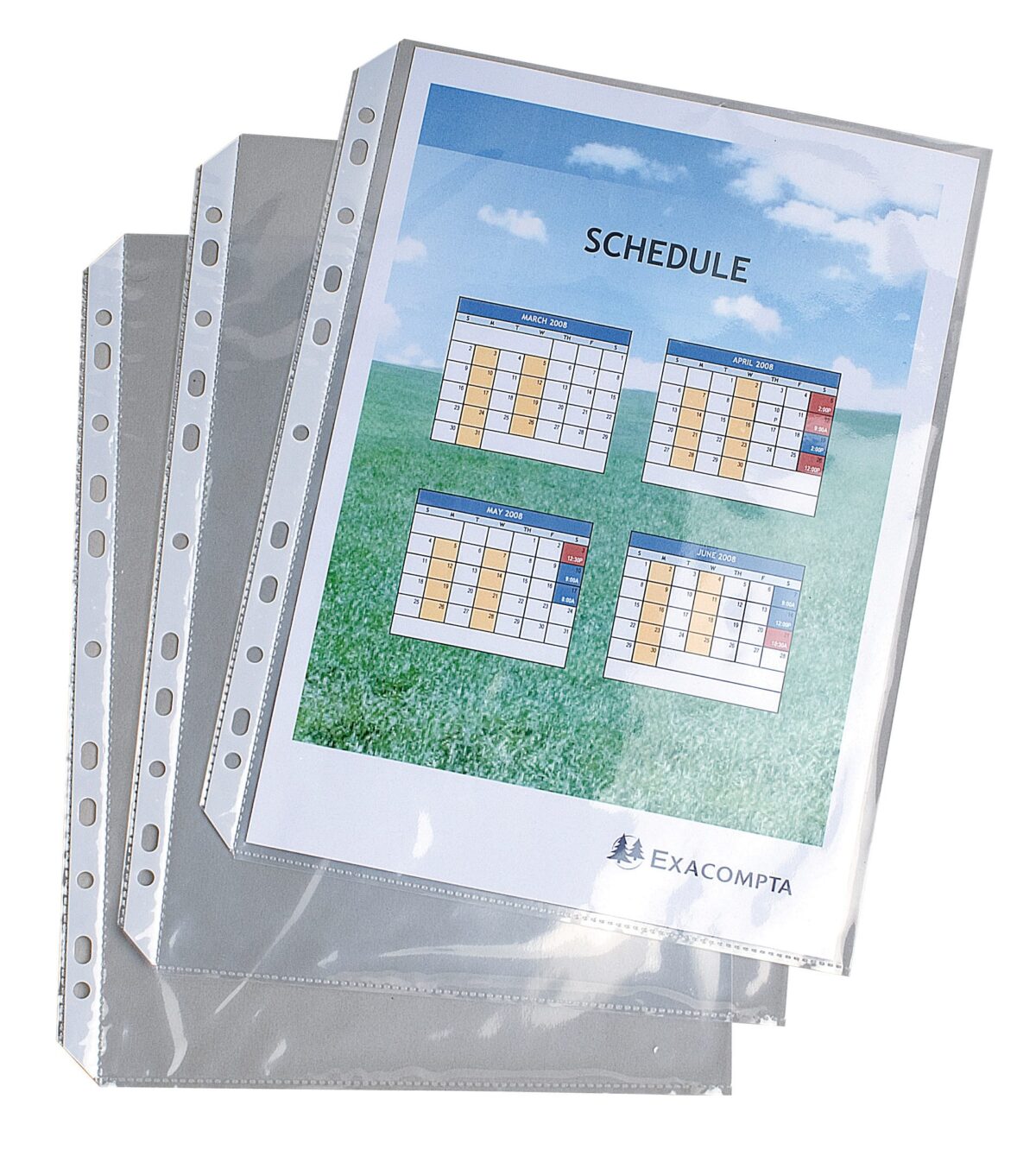 EXACOMPTA Zeigetaschen PP 55my A4 5834E glatt für Exashow 20 Stück – Hochwertig & günstig bei ShopDeca