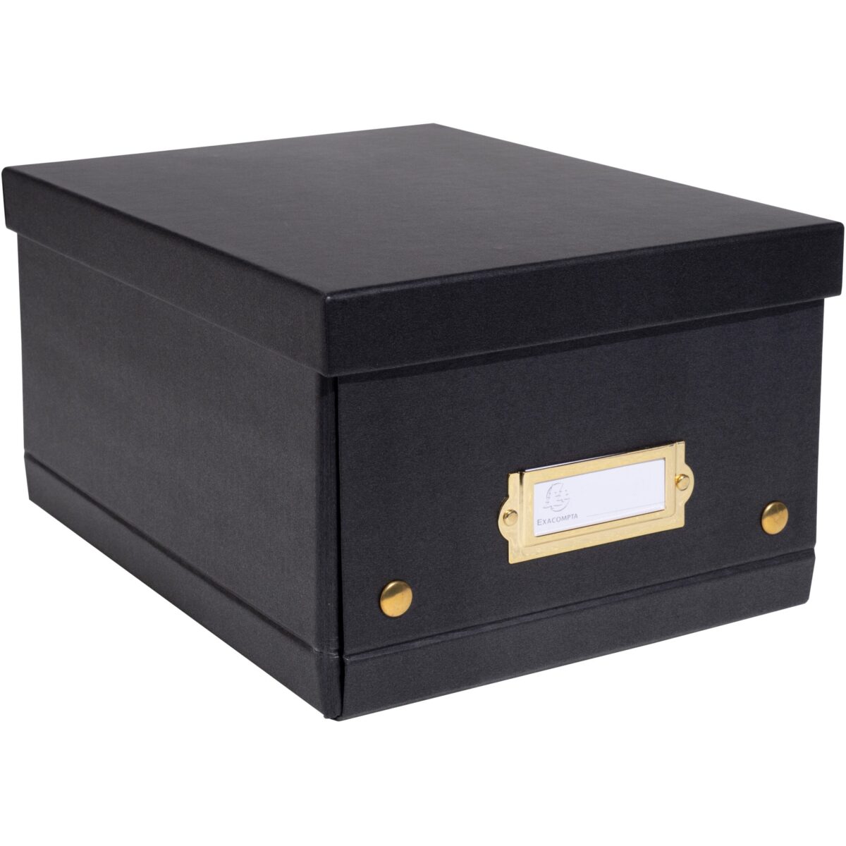 EXACOMPTA Aufbewahrungsbox Neo Deco A5+ 62251E schwarz 20x26x15cm – Hochwertig & günstig bei ShopDeca