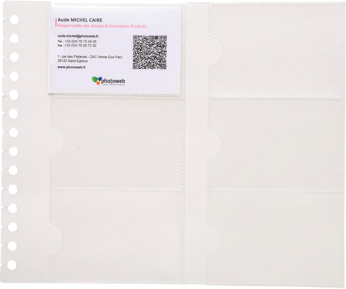 EXACOMPTA Visitenkartenbuch Exacard 85134E Ersatzhüllen 10 Stk. 19x23cm – Hochwertig & günstig bei ShopDeca