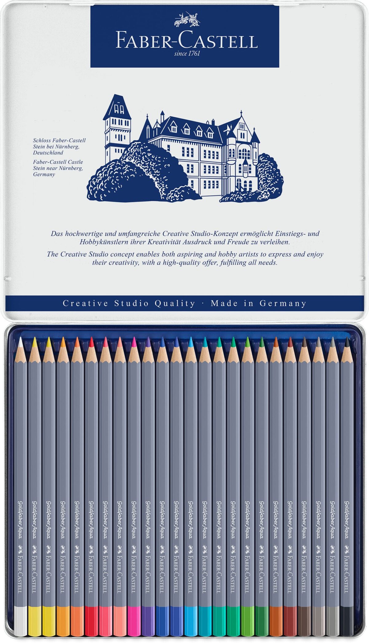 FABER-CASTELL Goldfaber Aquarellstift 114624 24er Metalletui – Hochwertig & günstig bei ShopDeca