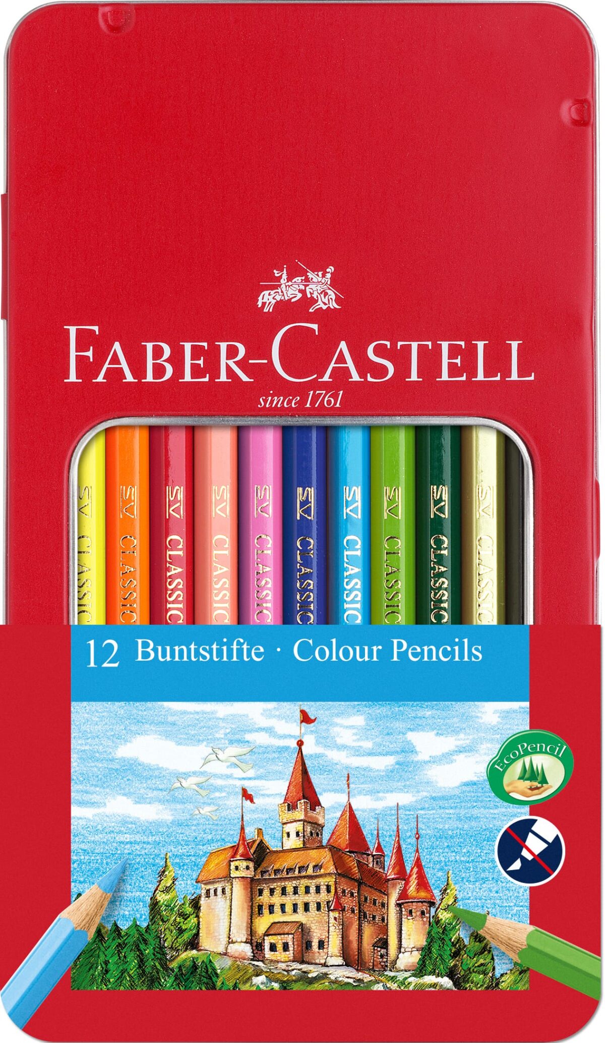 FABER-CASTELL Farbstifte Classic Colour 115801 ass. 12 Stück – Hochwertig & günstig bei ShopDeca