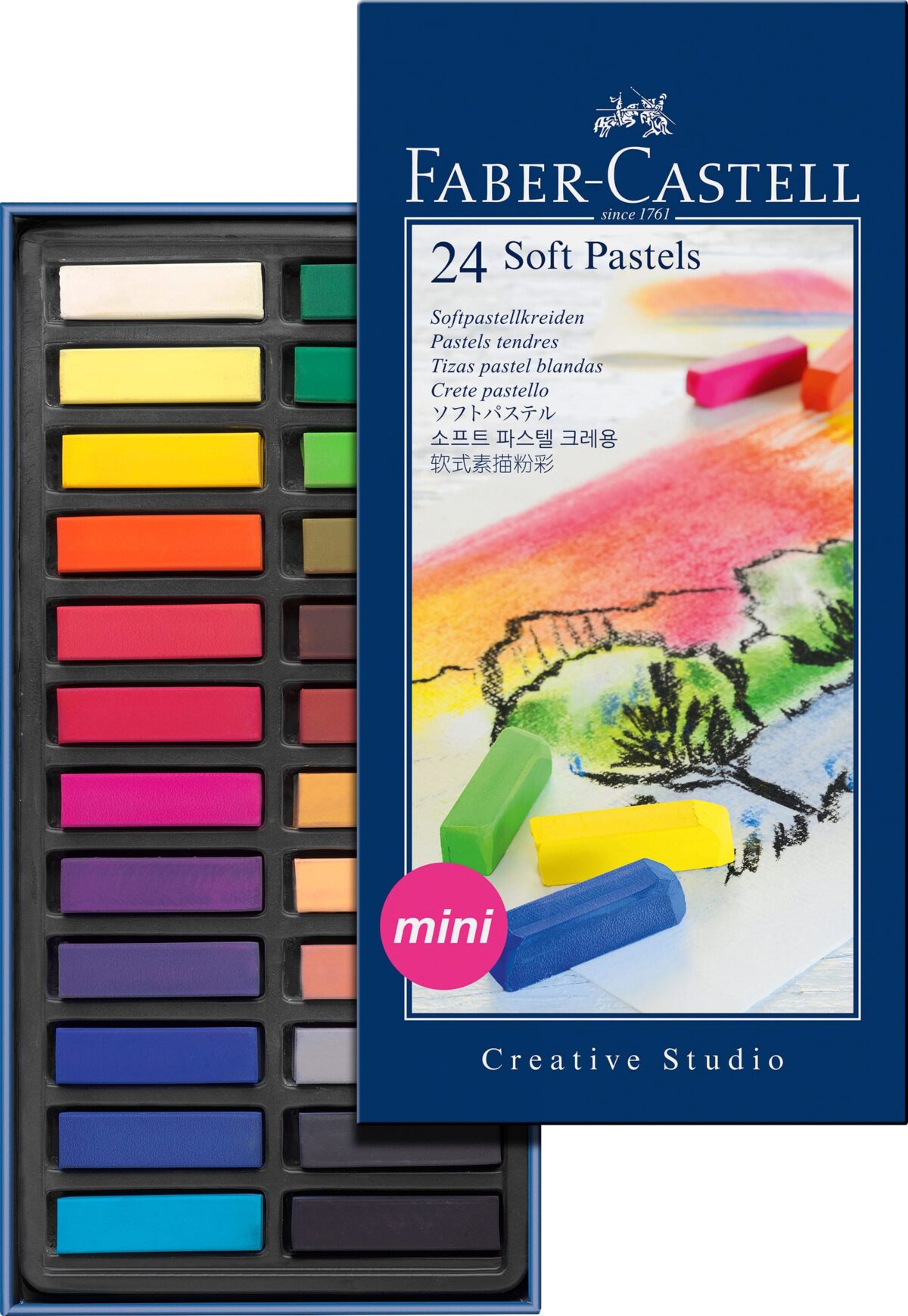 FABER-CASTELL Softpastellkreiden Mini 128224 24er Kartonetui – Hochwertig & günstig bei ShopDeca
