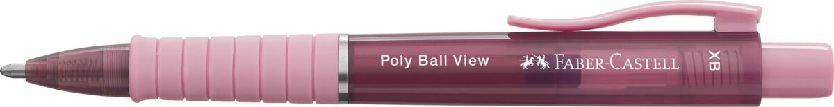 FABER-CASTELL Kugelschreiber Poly Ball View 145753 Rose shadows XB – Hochwertig & günstig bei ShopDeca