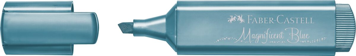 FABER-CASTELL Marker 46 Metallic 1.2-5mm 154647 magnificent blue – Hochwertig & günstig bei ShopDeca