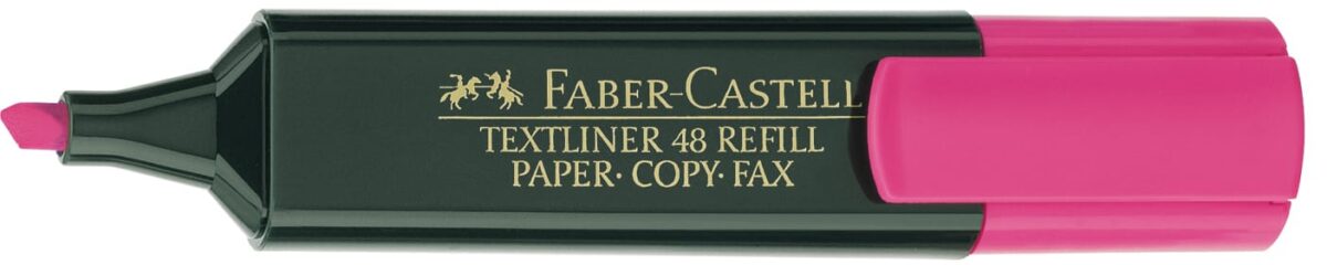 FABER-CASTELL Textmarker TL 48 1-5mm 154828 rosa – Hochwertig & günstig bei ShopDeca