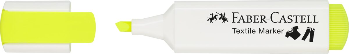 FABER-CASTELL Textilmarker 1.2-5mm 159528 neon gelb – Hochwertig & günstig bei ShopDeca