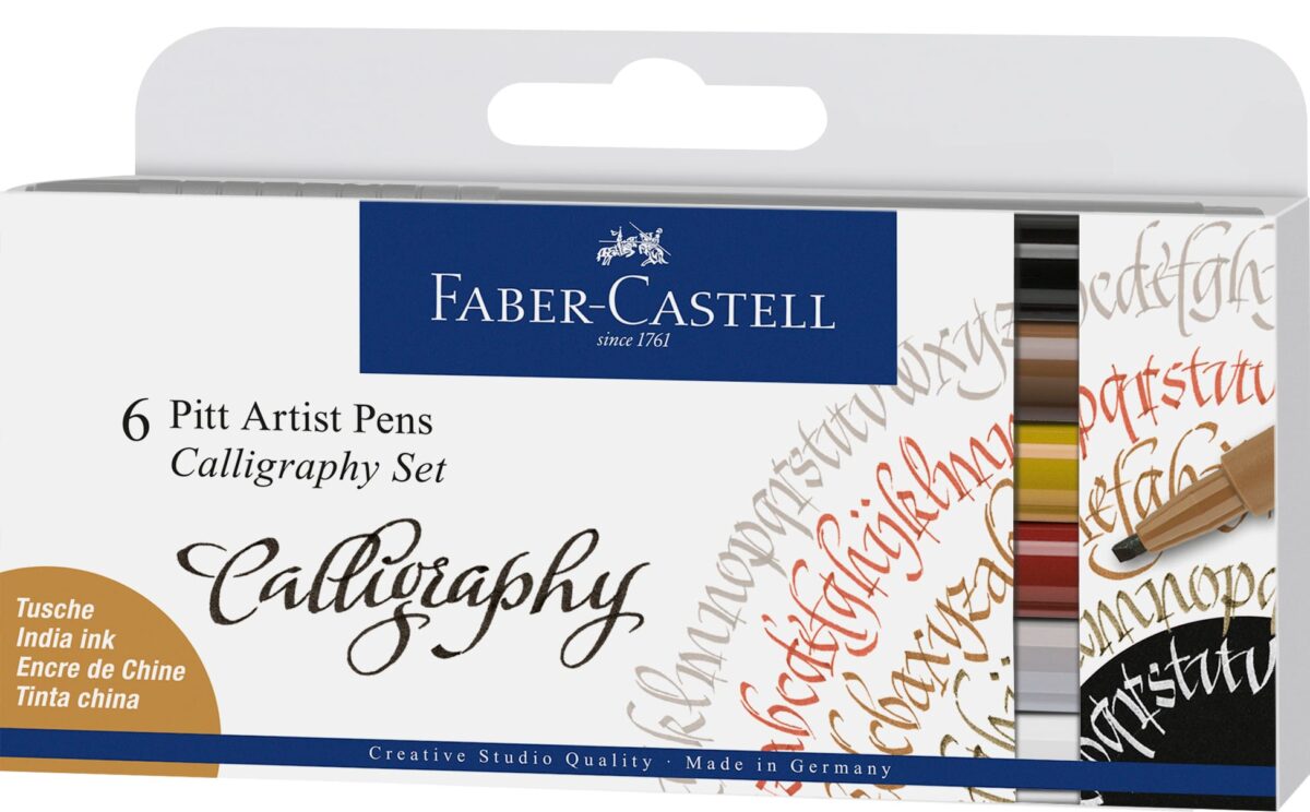 FABER-CASTELL Pitt Artist Pen Set 167506 ass., 6 Stück – Hochwertig & günstig bei ShopDeca