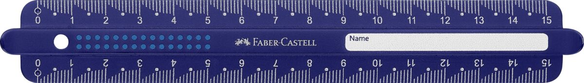 FABER-CASTELL Lineal 15cm 172115 Dots, bruchsicher – Hochwertig & günstig bei ShopDeca