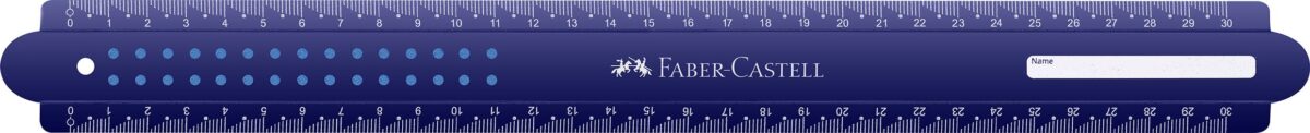 FABER-CASTELL Lineal 30cm 172130 Dots, bruchsicher – Hochwertig & günstig bei ShopDeca