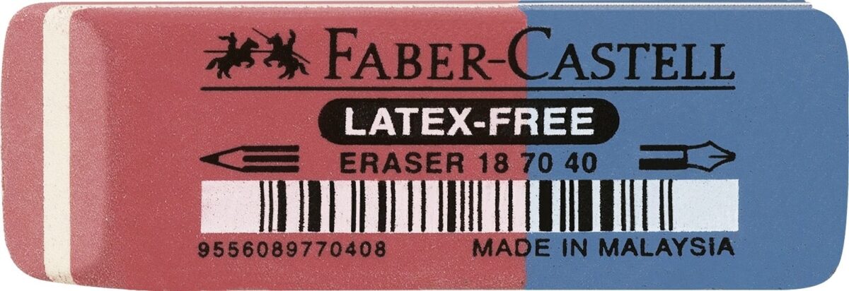 FABER-CASTELL Radierer 187040 Latex-free Tinte/Blei – Hochwertig & günstig bei ShopDeca