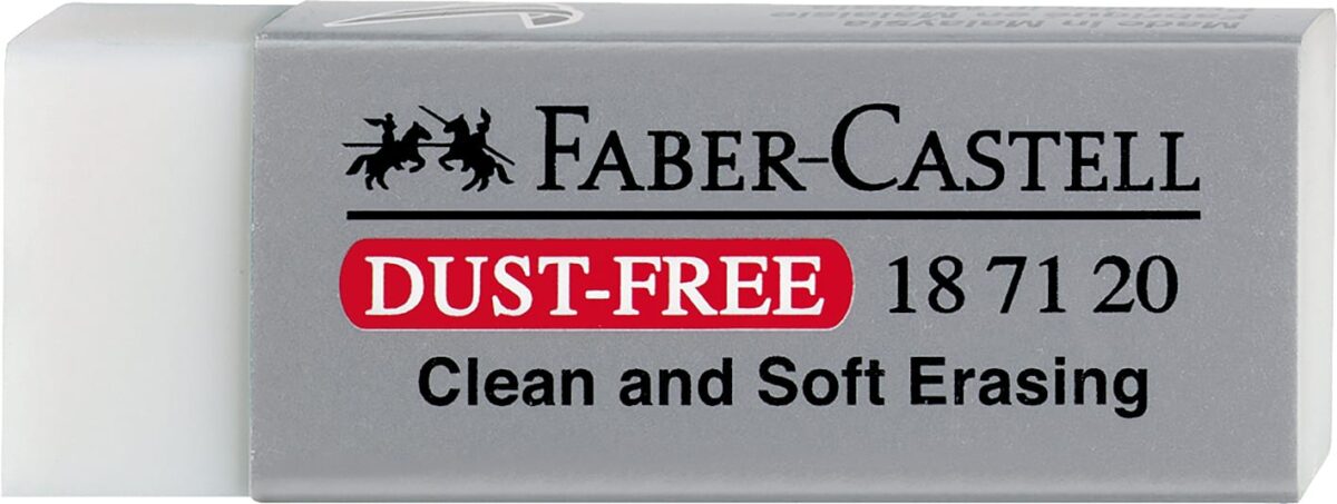 FABER-CASTELL Radierer Dust-Free 187120 transparent – Hochwertig & günstig bei ShopDeca