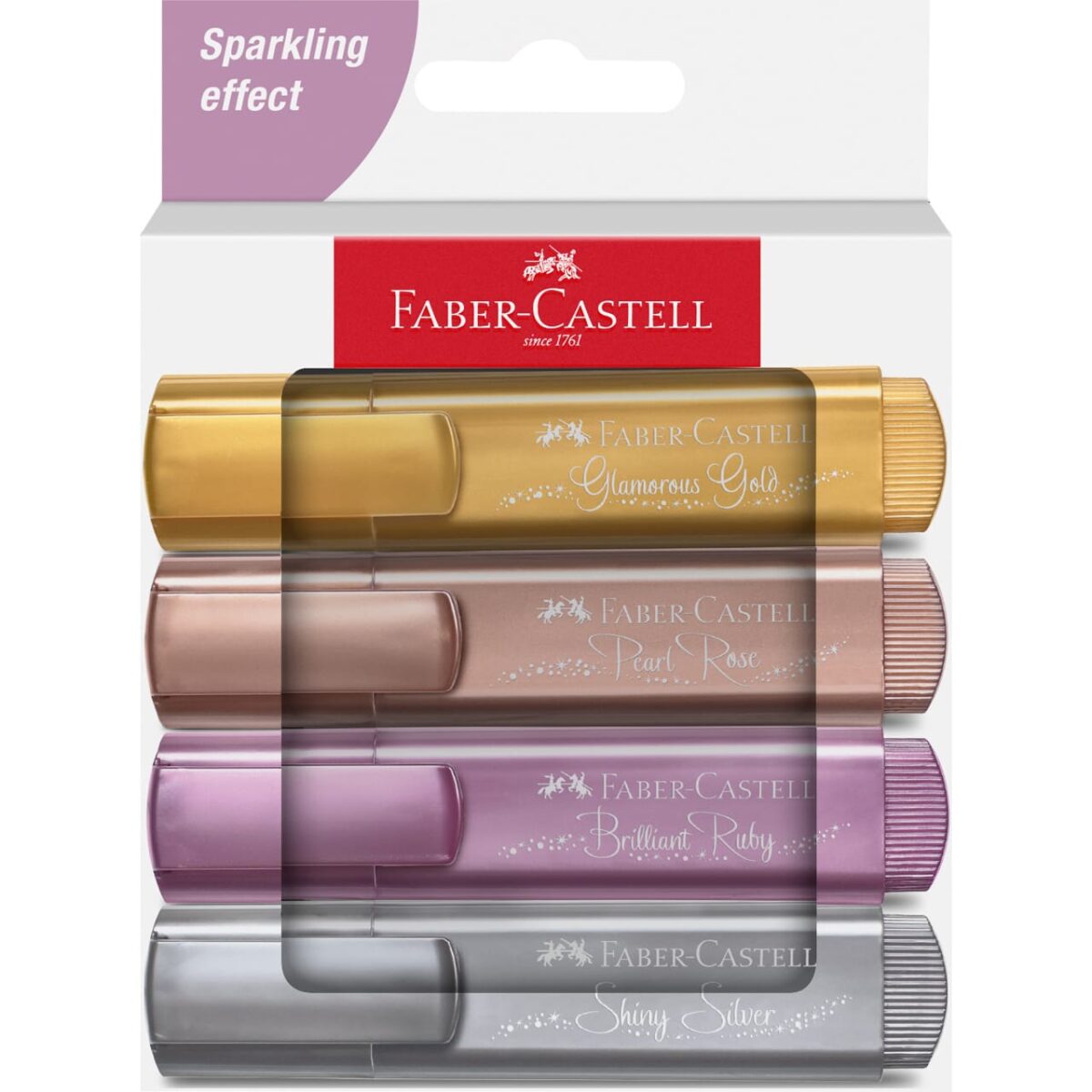 FABER-CASTELL Textmarker TL 46 254674 Metallic 4 Stück – Hochwertig & günstig bei ShopDeca