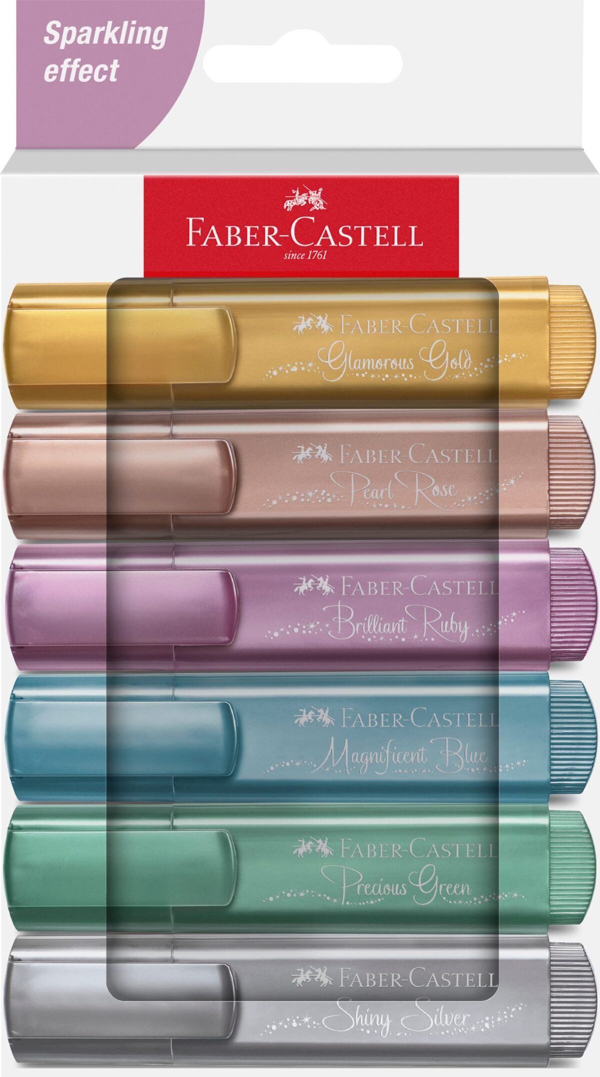 FABER-CASTELL Textmarker TL 46 254676 Metallic 6 Stück – Hochwertig & günstig bei ShopDeca