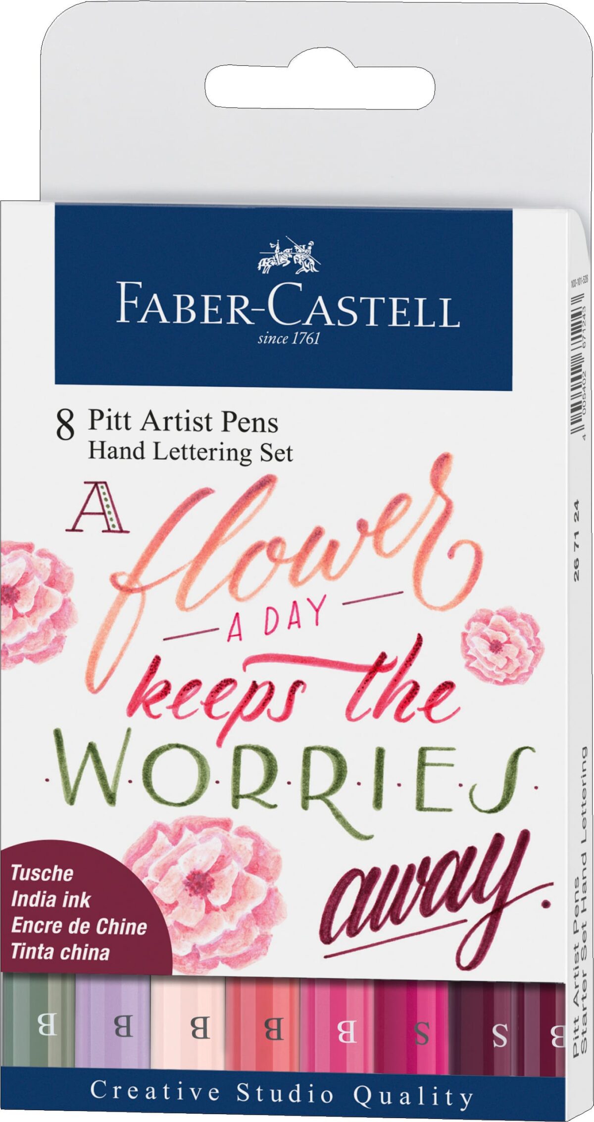 FABER-CASTELL Pitt Artist Pen Handlettering 267124 pink 8 Stück – Hochwertig & günstig bei ShopDeca