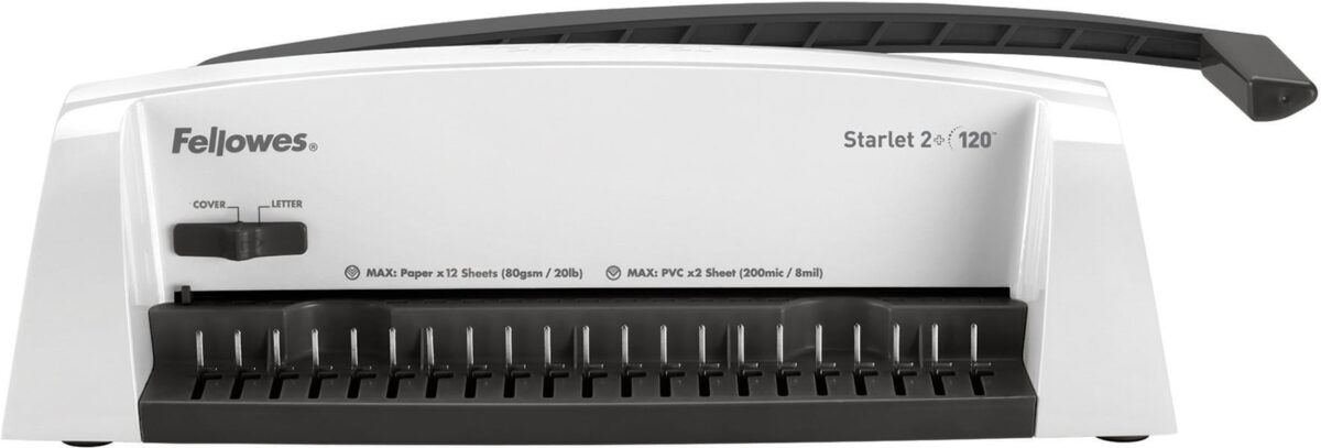 FELLOWES Plastikbindegerät Starlet 2 A4 5227901 schwarz/weiss – Hochwertig & günstig bei ShopDeca