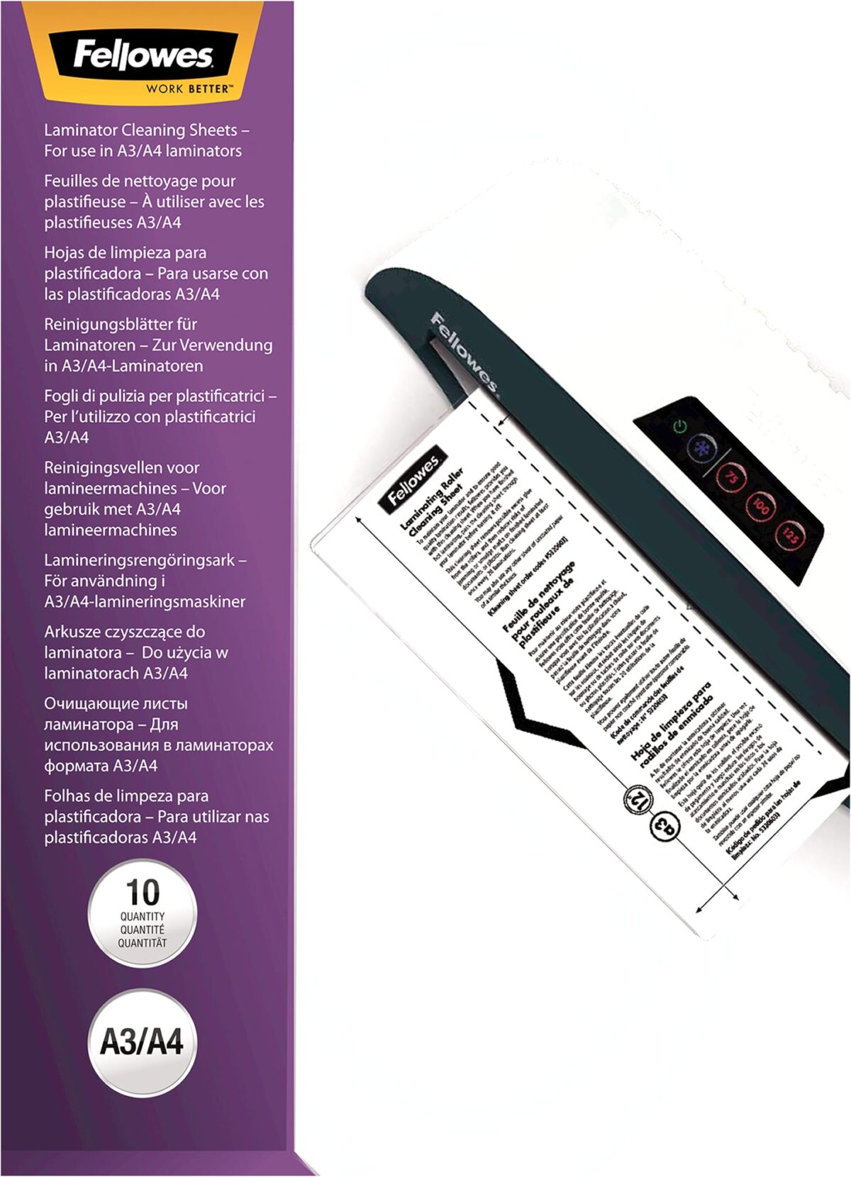 FELLOWES Reinigungskarton A4 5320604 10 Stück – Hochwertig & günstig bei ShopDeca